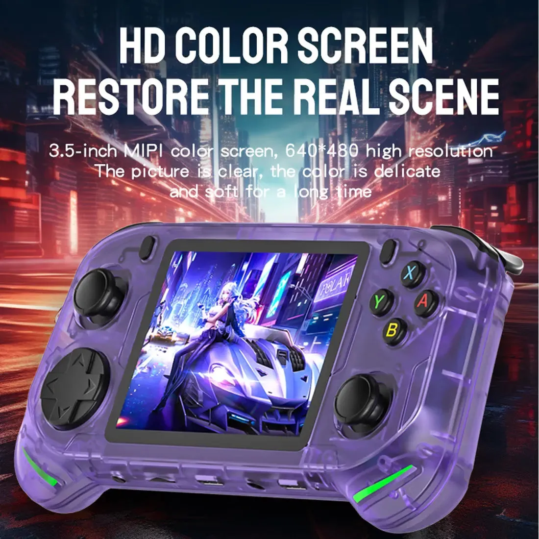 RX6H Retro Handheld Game Console