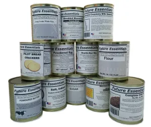 SAFECASTLE Freeze Dried Emergency Survival Canned Basic Preparedness Kit Long Food Supply Variety Bulk Storage Food Home Meals #2.5 Can | Hiking, Backpacking & Camping | Easy Prep Food Pack of 12