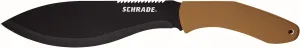 Schrade 17" Frontier Machete with 3CR13 Steel Black Oxide Blade, Lanyard Hole and Sheath for Outdoor Survival, Camping and Everyday Tasks