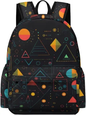 Science Formulas Chalk Board Backpack Lightweight Laptop Backpack Casual Daypack Computer Bag for School Travel