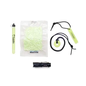 SCOUT PACK UV PAQLITE GLOW IN THE DARK KIT W/FLASHLIGHT