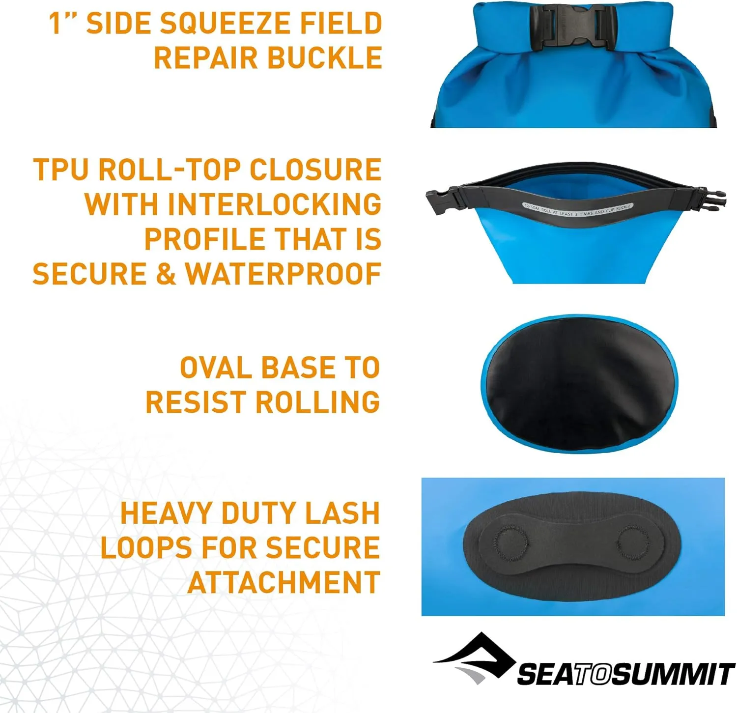 Sea to Summit Hydraulic Dry Pack, Heavy-Duty Backpack