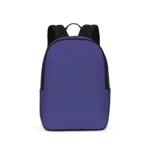 Shaded Midtone Blue Waterproof Backpack | C80M80Y0K30