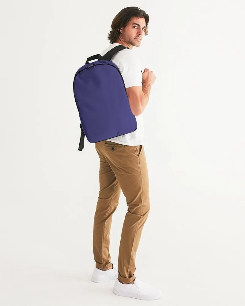 Shaded Midtone Blue Waterproof Backpack | C80M80Y0K30