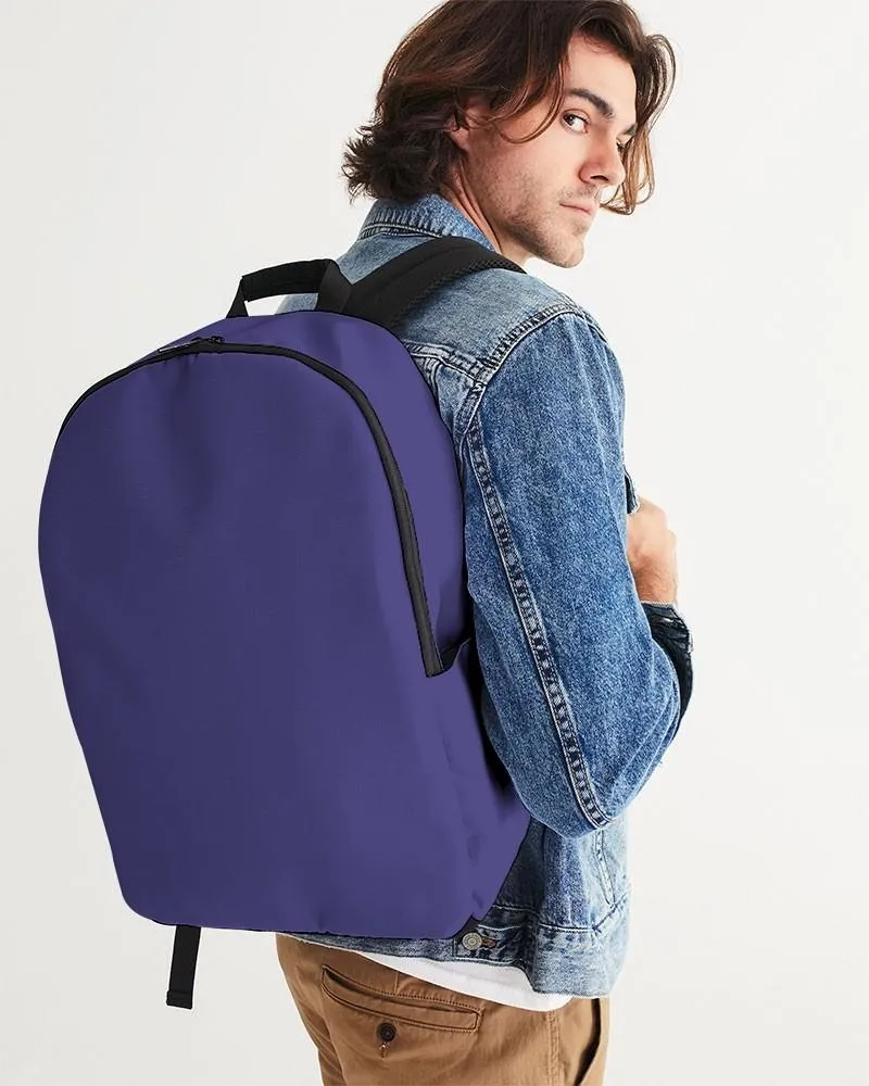 Shaded Midtone Blue Waterproof Backpack | C80M80Y0K30