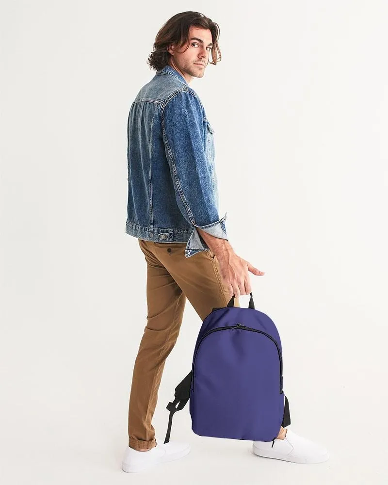 Shaded Midtone Blue Waterproof Backpack | C80M80Y0K30