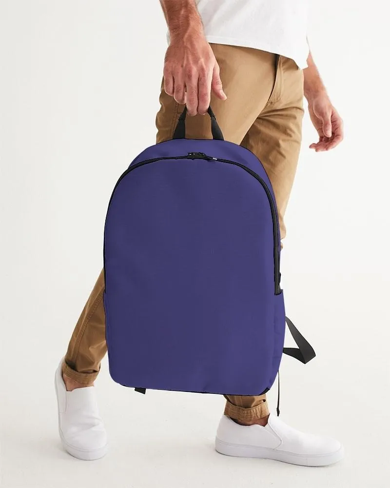Shaded Midtone Blue Waterproof Backpack | C80M80Y0K30
