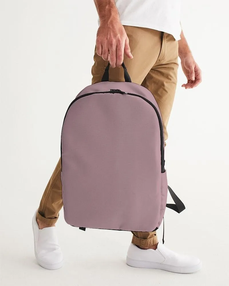 Shaded Pale Pastel Pink Brown Waterproof Backpack | C0M30Y8K30