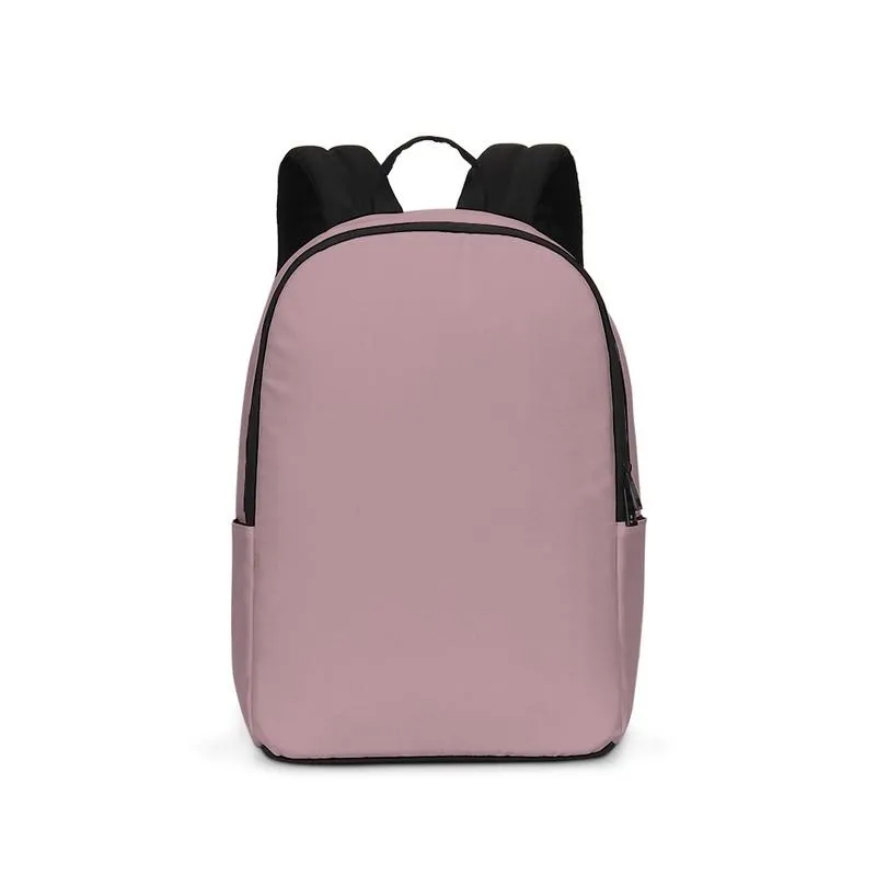 Shaded Pale Pastel Pink Brown Waterproof Backpack | C0M30Y8K30