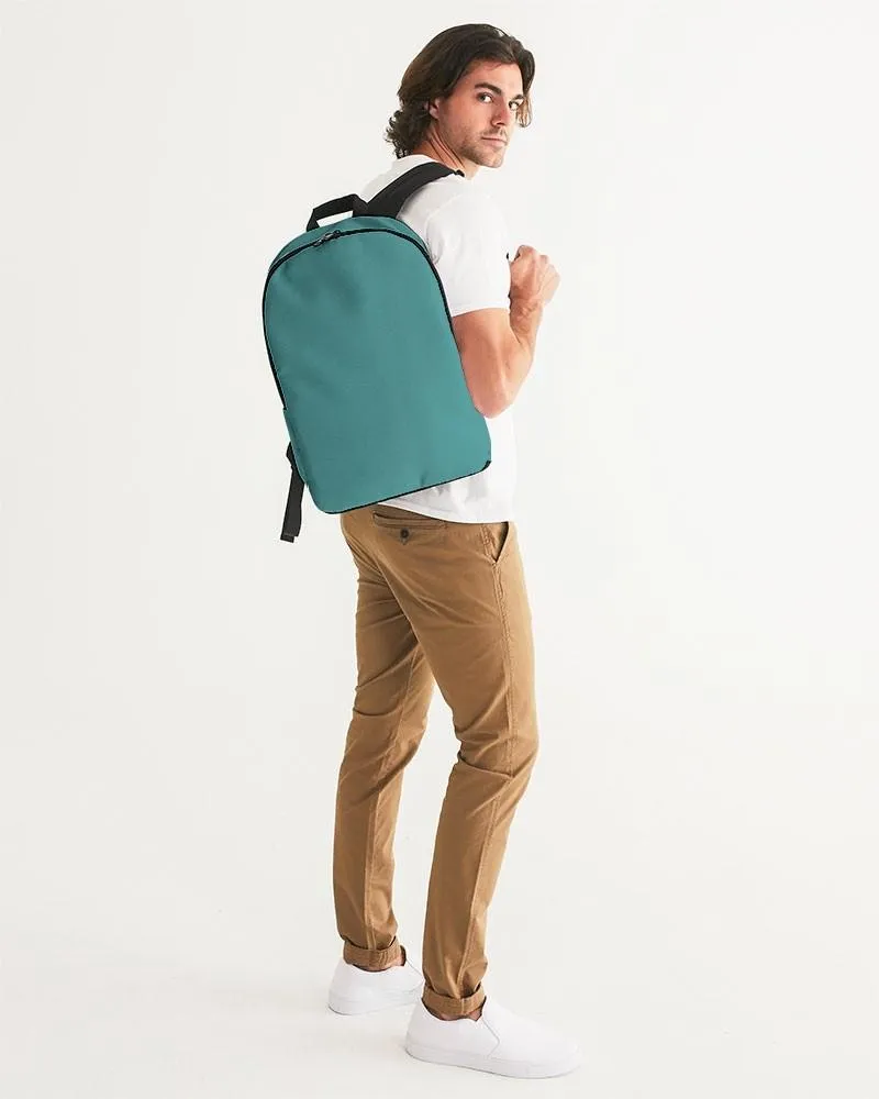 Shaded Pastel Blue-Green Waterproof Backpack | C60M0Y30K30