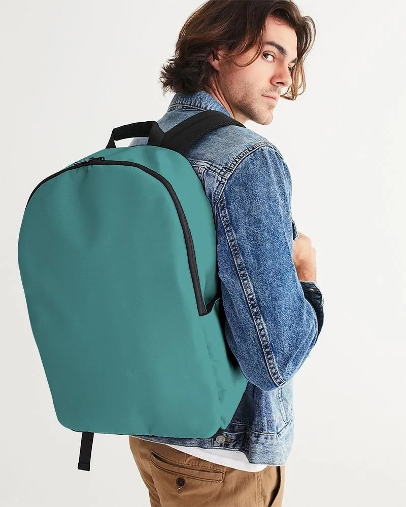 Shaded Pastel Blue-Green Waterproof Backpack | C60M0Y30K30