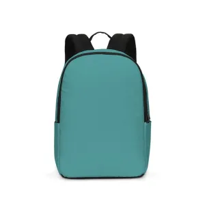 Shaded Pastel Blue-Green Waterproof Backpack | C60M0Y30K30