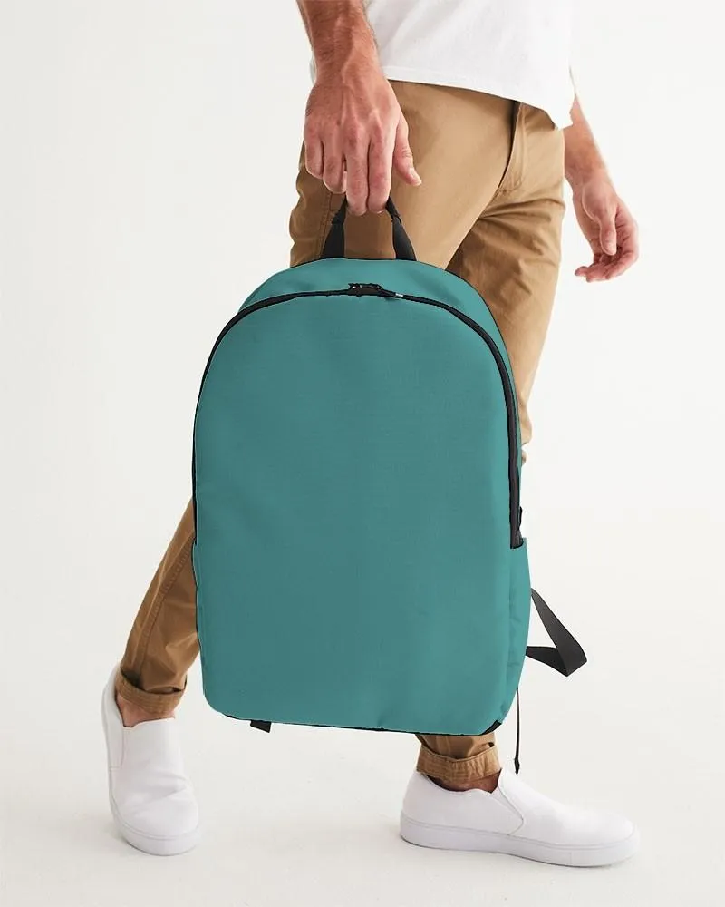 Shaded Pastel Blue-Green Waterproof Backpack | C60M0Y30K30