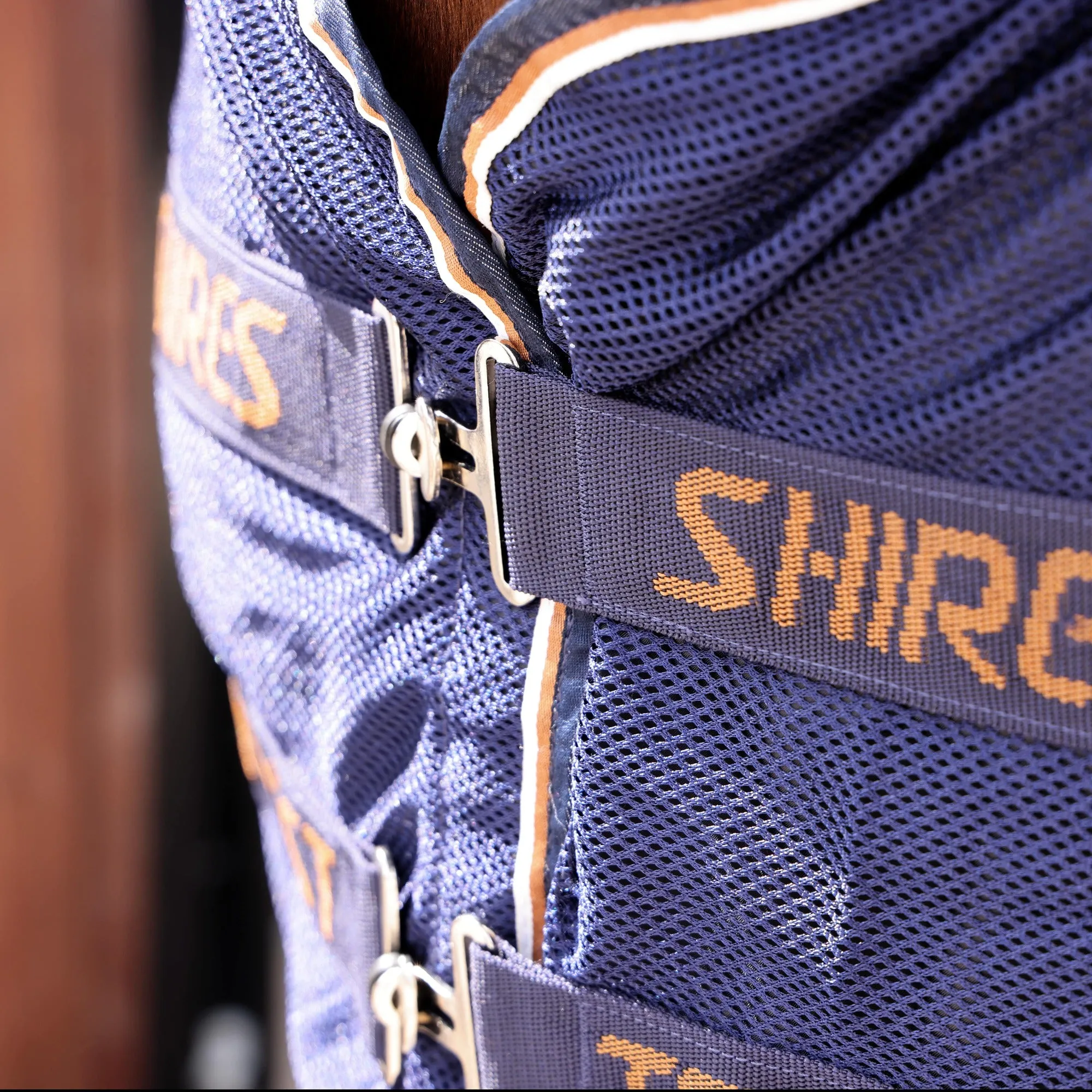 Shires Tempest Original Navy Tech Mesh Cooler