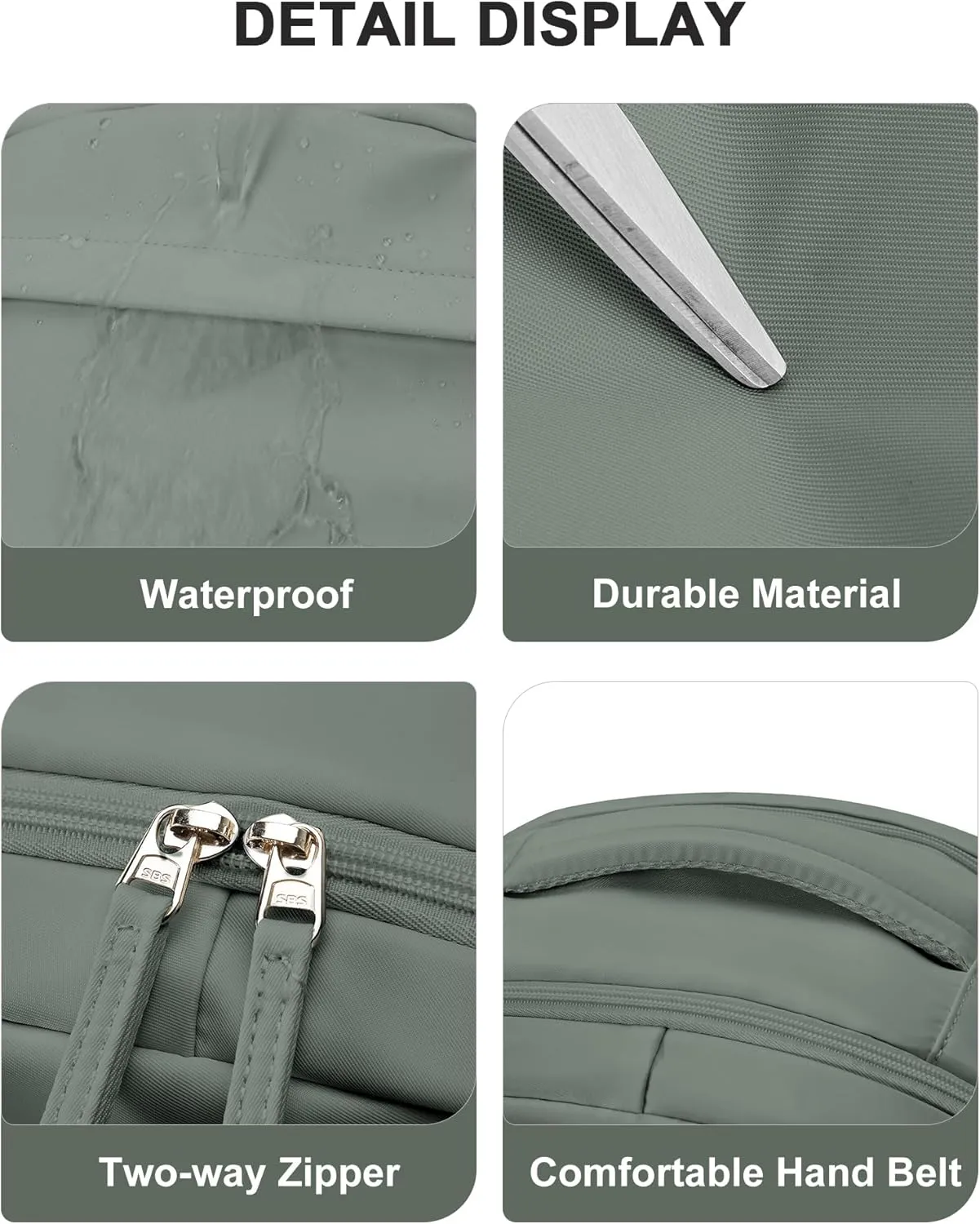 Simple Travel Backpack For Women Men,Carry on Backpack for Traveling on Airplane,Mochila de Viaje,Frontier Airlines Personal Item Travel Bag,Waterproof Luggage Backpack with USB Charging Port(Green)