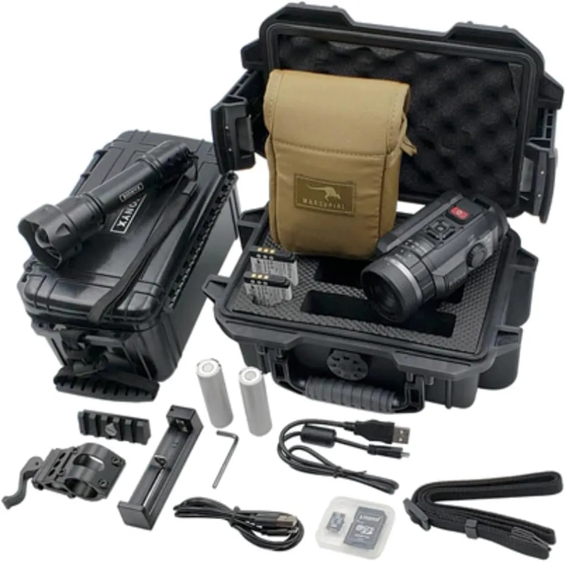SIONYX Aurora Black Color Digital Night Vision Camera & Kits – Rugged and Impact-Resistant Aurora Black, WiFi, Mount, 32GB MicroSD Card, Waterproof Protective Case, & More