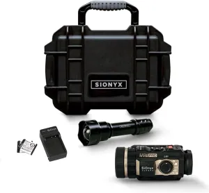 SiOnyx Aurora PRO Color Digital Night Vision Camera & Kits – Aurora PRO, WiFi, Compass & GPS, MicroSD Card, Waterproof Protective Case, & More