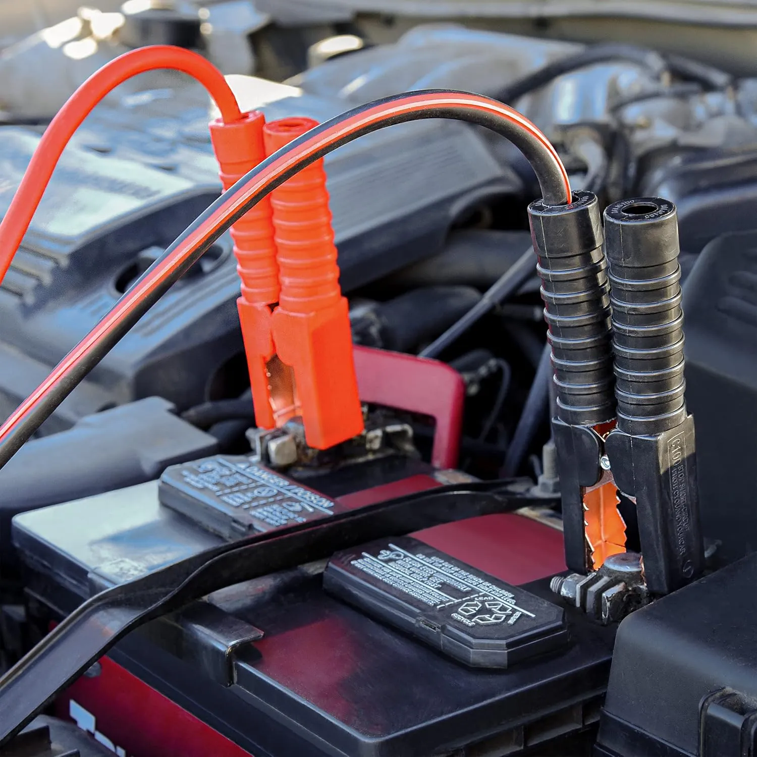 Slime 50154 Emergency Roadside Kit with Flat tire Repair and Booster Cables for Compact Cars, Standard Cars and Crossovers