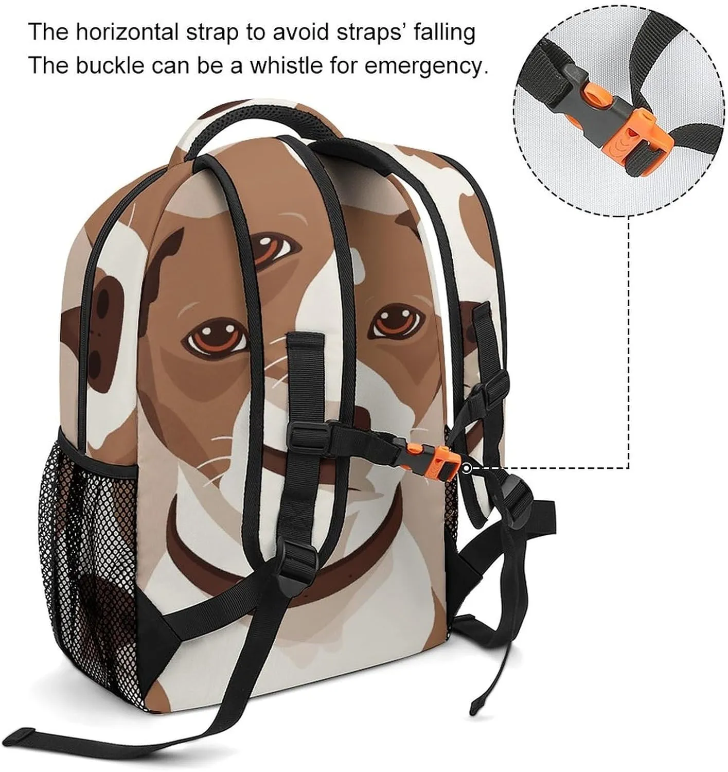 Small Backpacks Personalized Animation Style Dog Printing Travel Bag Lightweight Travel Backpack For Women Men