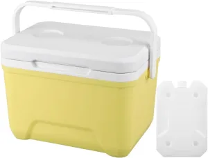 Small Cooler for Camping, Portable Leakproof Outdoor Cooler Box, 3/5/6/8 Quart Hard Ice Retention Insulated Lunch Box for Camping Fishing Beach Picnics Grill