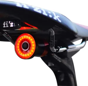 Smart Bike Tail Light Ultra Bright, Bike Light Rechargeable Auto On/Off, IPX6 Waterproof LED Bicycle Lights, High Intensity Rear Accessories Fits Any Road Bikes