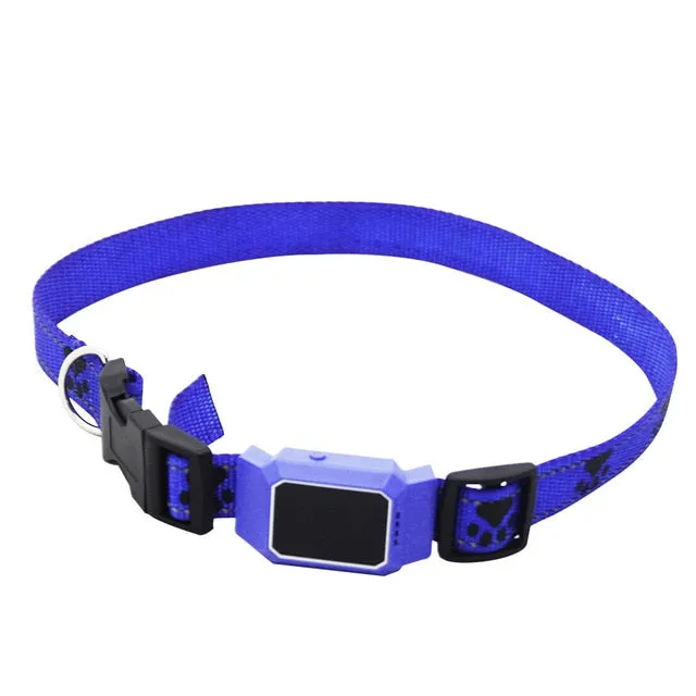 Smart GPS Tracker Collar For Pet Dogs Cats Tracking Locator GSM WiFi LBS Real-time APP Tracking Alarm Device Anti-Lost Geofence