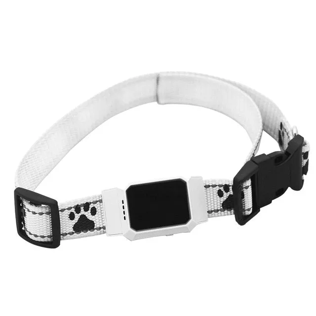 Smart GPS Tracker Collar For Pet Dogs Cats Tracking Locator GSM WiFi LBS Real-time APP Tracking Alarm Device Anti-Lost Geofence