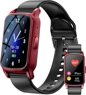 Smart Health Watch for Seniors & Alzheimer's - 4G GPS Tracker with Fall Detection, SOS Emergency Button, Two-Way Calling, Pedometer & Anti-Lost Alert for Dementia Patients