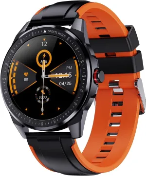Smart Watch for Men, IP68 Waterproof Fitness Tracker, 1.28''HD Sport Watch with Heart Rate Monitor Breathe Training Music Control Camera Pedometer, Bluetooth Smartwatch for Android iPhone