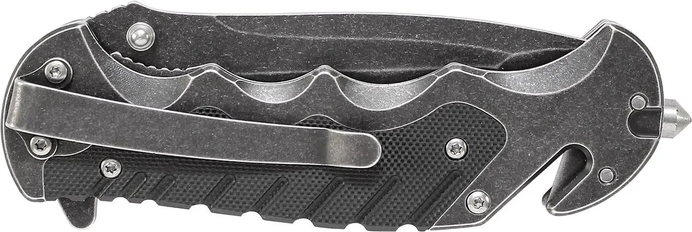 Smith & Wesson Benji 2.5in High Carbon S.S. Folding Keychain Knife with 1.75in Modified Tanto Blade and G10 Handle for Outdoor, Tactical, Survival and EDC