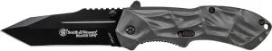 Smith & Wesson Black Ops SWBLOP3T 7.7in S.S. Assisted Opening Knife with 3.4in Tanto Point Blade and Aluminum Handle for Tactical, Survival and EDC