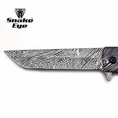 Snake Eye Tactical Everyday Carry Tanto-Blade Folding Knife
