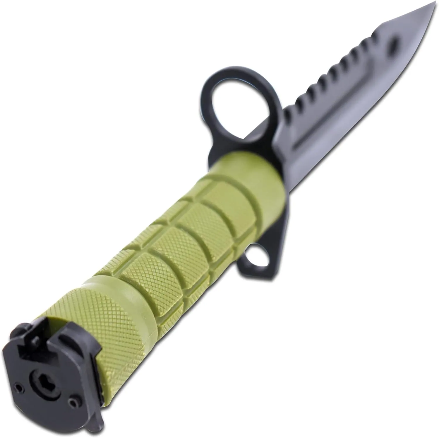 Snake Eye Tactical Fixed Blade Survival Knife, 13-Inch Overall (Green)