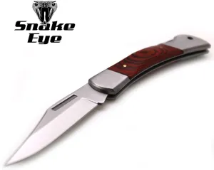 Snake Eye Tactical Lock Back Beautifully Designed Handle Collector Folding Pocket Knife (Medium)