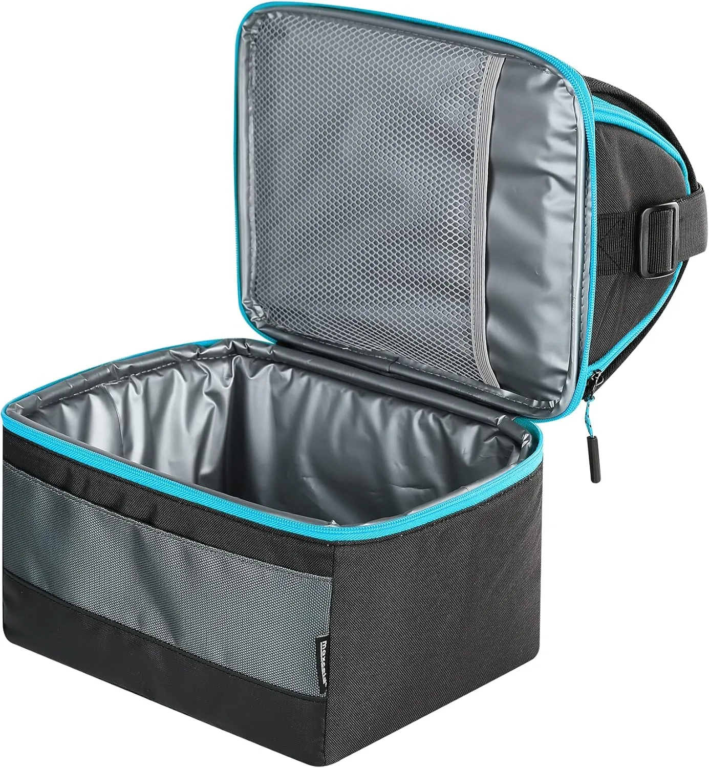 Soft Cooler Gripper Evergreen Eco Lunch Bag, 16-Can Dual Compartment Lunch Cooler, Insulated Lunch Box, Soft Sided Cooler Bag