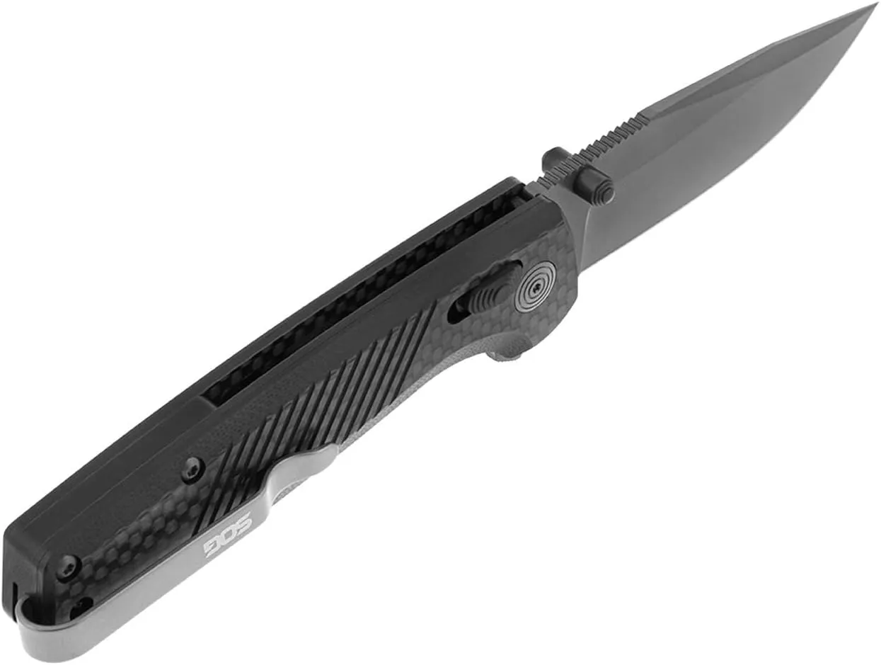SOG Terminus XR LTE Lightweight Everyday Carry Folding Knives with Pocket Clip| Cryo CPM S35VN Steel | XR Locking Mechanism