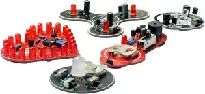 SolderWiz Genius Pack by How to Solder Kits | includes Breathing Heart, Color Wiz, Juke Box, Chimpy, and Fidget Spinner | Ideal for STEM Education