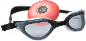 SONR Music 2-in-1 Bundle – Open-Ear Underwater Music Player for Swimmers & Anti-Fog Swimming Goggles (Coral)