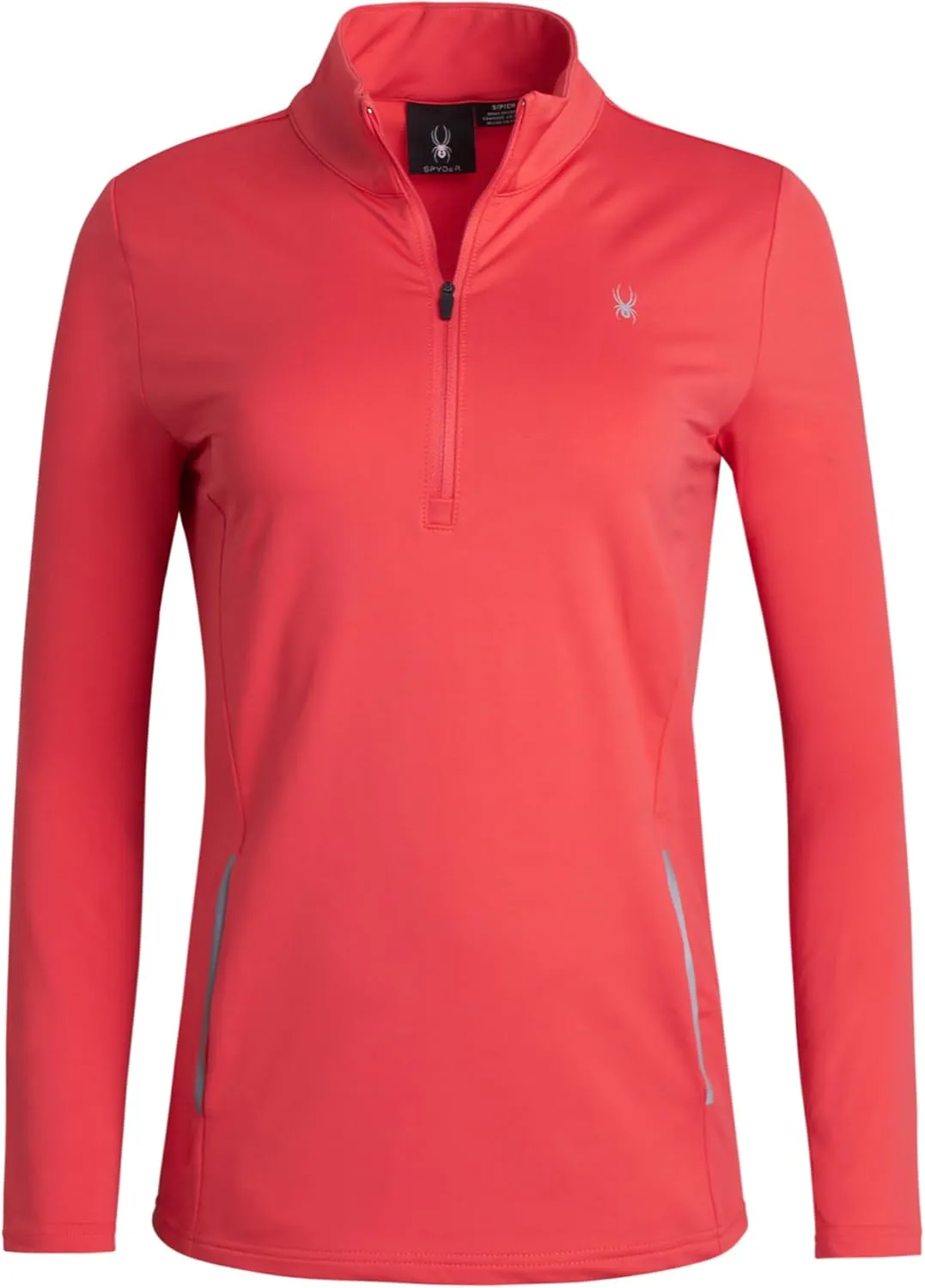 Spyder Womens Quarter Zip Pullover - Lightweight UPF50  1/4 Zip Mock Neck Sweatshirt - Hiking Running Workout Tops for Women