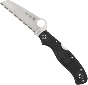 スパイダルコ(Spyderco) レスキュー ブラック 波刃 C14FSBK 全長:211mm