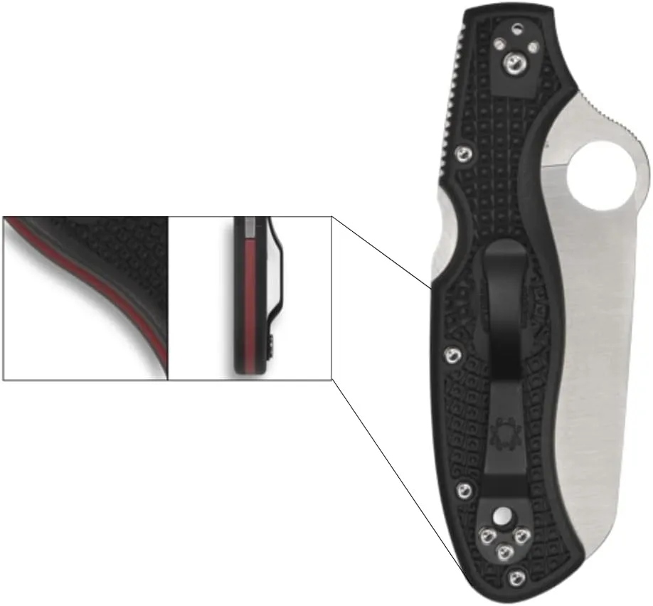 スパイダルコ(Spyderco) レスキュー ブラック 波刃 C14FSBK 全長:211mm