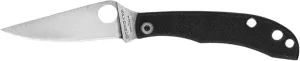 Spyderco Honeybee Pocket Knife 1.68" Clip Point Sandvik 12C27 Satin Blade...