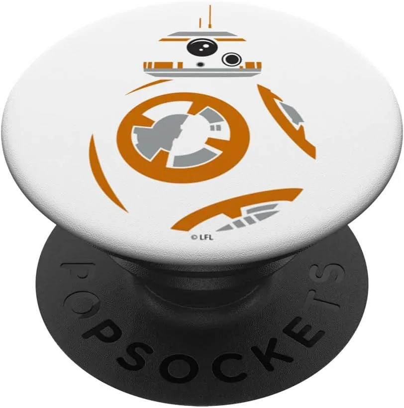 Star Wars The Force Awakens BB-8 Flat Portrait PopSockets Standard PopGrip