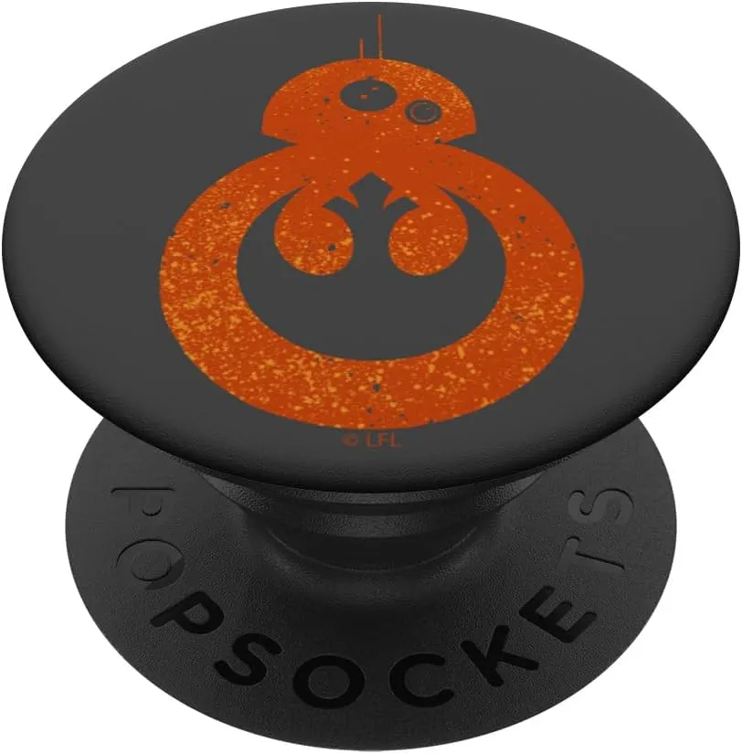 Star Wars The Force Awakens BB-8 Rebel Logo PopSockets Standard PopGrip