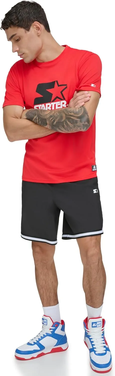 Starter Men's Quick Dry Short Sleeve Lightweight UPF Active Top