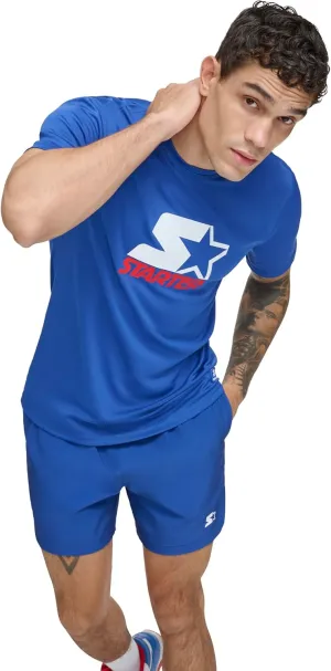 Starter Men's Quick Dry Short Sleeve Lightweight UPF Active Top