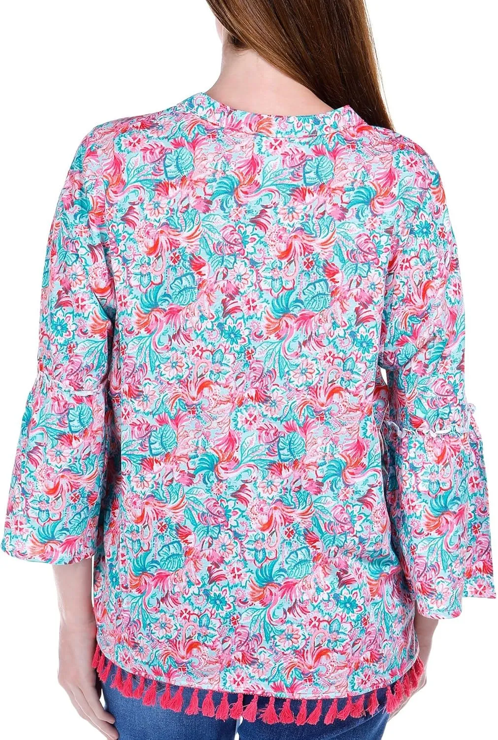 Stella Parker Women's Fashion T-Shirt Casual 3/4 Sleeve Top