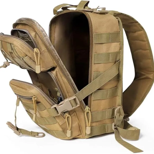 Steve | Tactical Sling Backpack with Multi-Compartment Storage