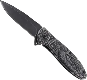 Stonewash Deer Pocket Knife, Personalized, Outdoor, Camping, Survival