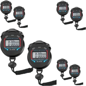 Stopwatch Digital Stopwatch,Sport Stop Watch,Large Display Stopwatch,Stopwatch Digital Handheld Multi-Function Professional Electronic Chronograph Sports Stopwatch Timer Stop Watch (8)